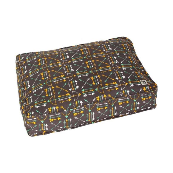 Molly Mutt Small Dog Bed Cover - Rocketman Print, 22x27x5 Inches, 100% Cotton, Machine Washable, Sustainable DIY Dog Bed